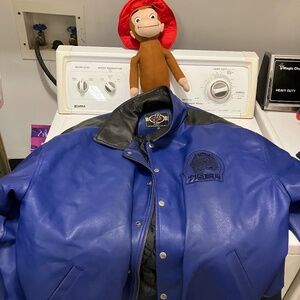 Rare Vintage Y2K Barcode Japanese Leather Tiger Motorcycle Jacket Patch Size XXL